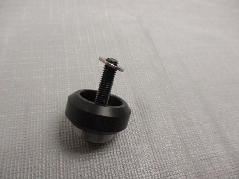 M5 x 30mm Screw with M5 Washer, Bearing, V-Wheel, and 1.00mm Spacer