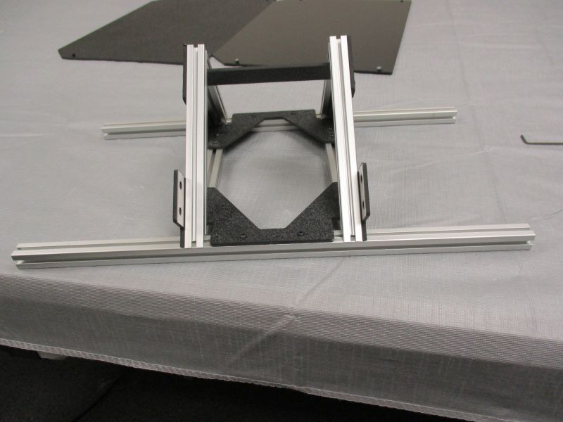2 Cradle Wing Supports on 2 Cradle Angle Beams