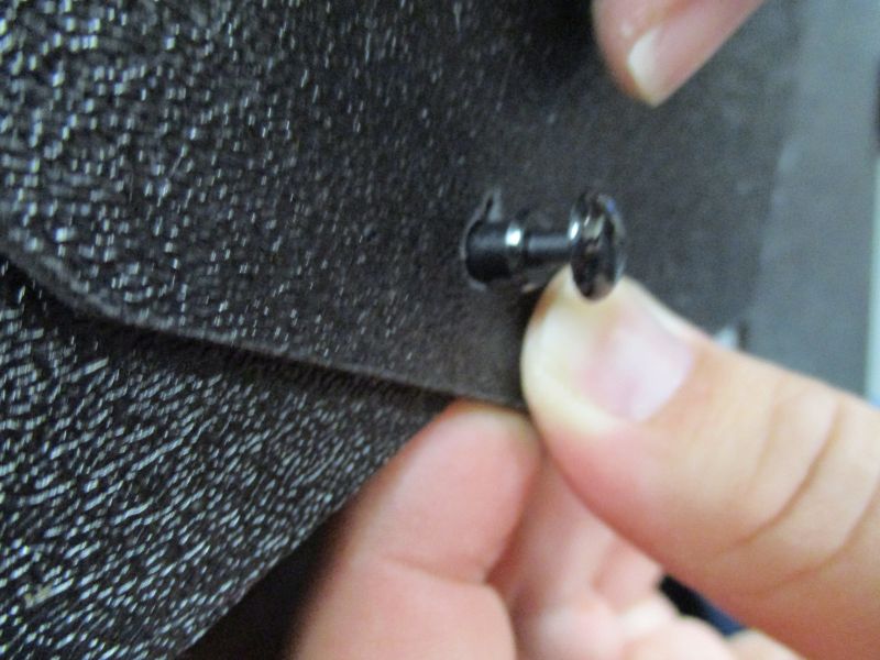 Plastic Rivet in one hole