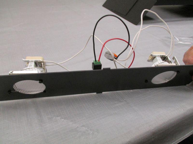 Both LED sockets attached to LED Base Plate