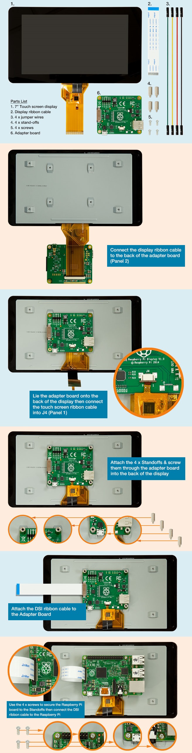 Guide for Raspberry Pi Display Assembly